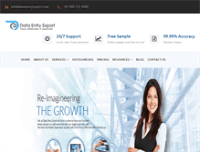 Tablet Screenshot of dataentryexport.com